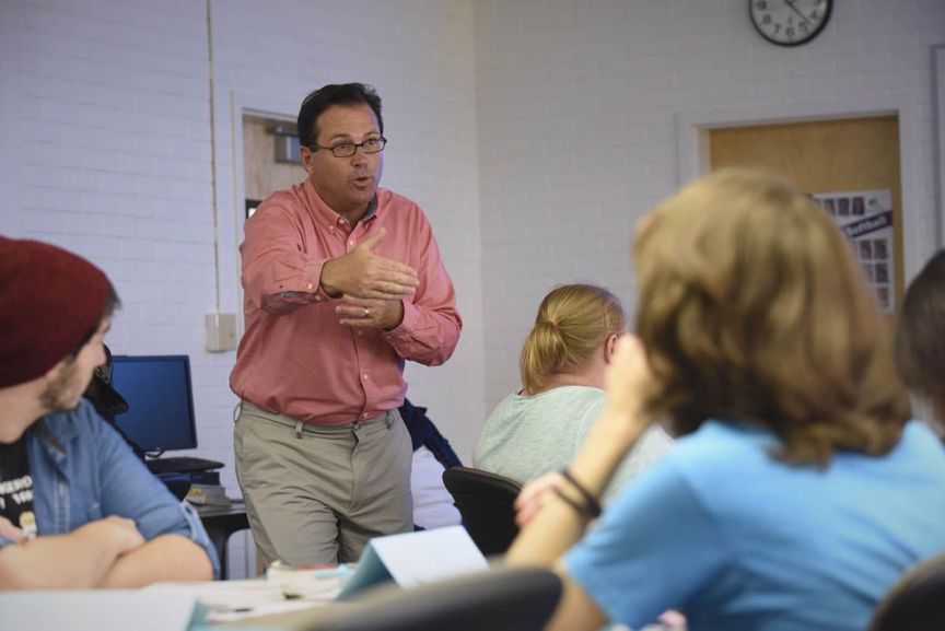 Accessible ALT text highlighting accounting technology education and classroom environment.