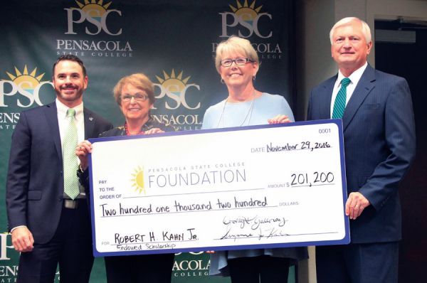 decorative image of 1129-Kahn-3 , Kahn Family Foundation donates more than $200,000 to Pensacola State 2017-02-08 15:30:10