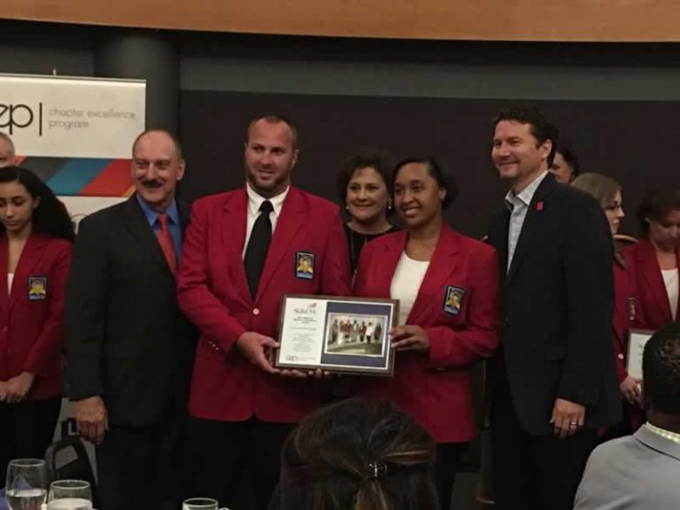 PSC students celebrating their victory at the National SkillsUSA competition, showcasing excellence.