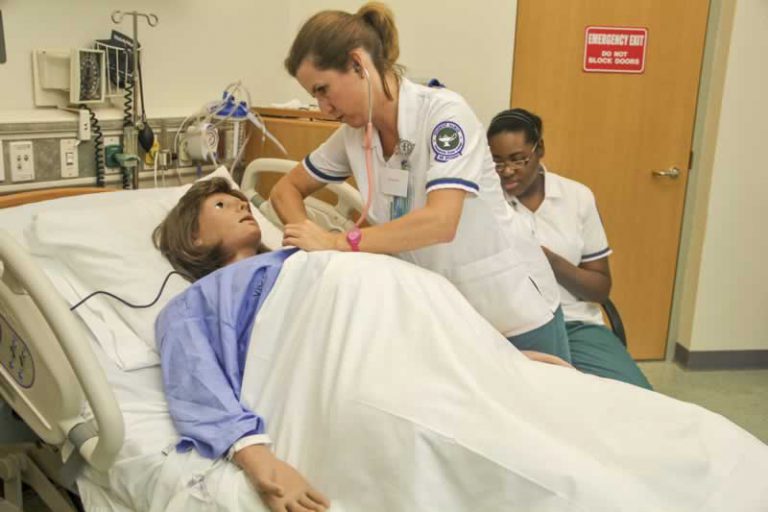 Advanced healthcare simulation for nursing and medical students.