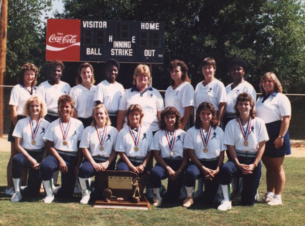 decorative image of 0509-ChampSoftball-2 , PSC softball coach posthumously inducted into FCSSA Hall of Fame 2017-05-09 10:16:53