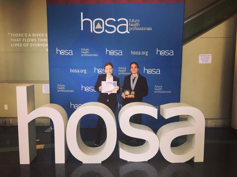 Pensacola State veterinary students at HOSA National event Veterinary students from Pensacola State College win at HOSA National Leadership Conference.