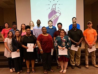 decorative image of Inductees , 74 Pensacola State students inducted into NTHS 2018-09-11 09:20:44