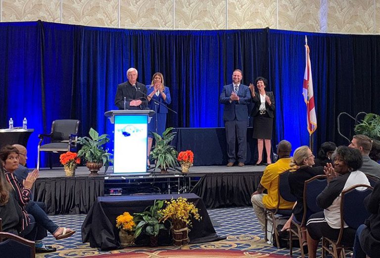 Virtual Tutoring Award Ceremony at Pensacola State College.