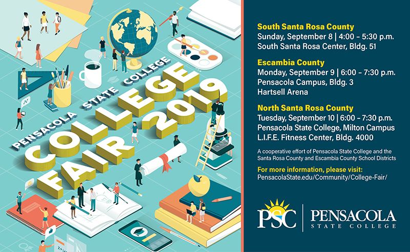 Pensacola State College | Pensacola State to host three College Fairs