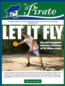 Disc golf tournament at PSC Milton college campus, September 2019, for higher education students and.