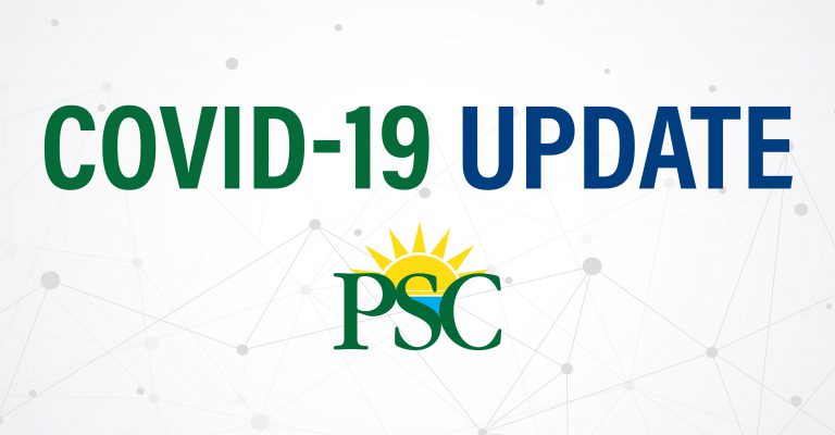COVID-19 pandemic safety measures at Pensacola State College for students and staff.