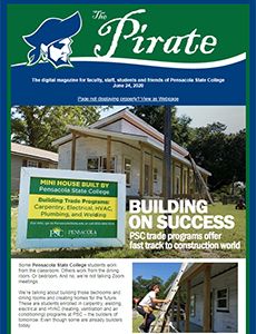 Mini House Built by Pensacola State College Students.