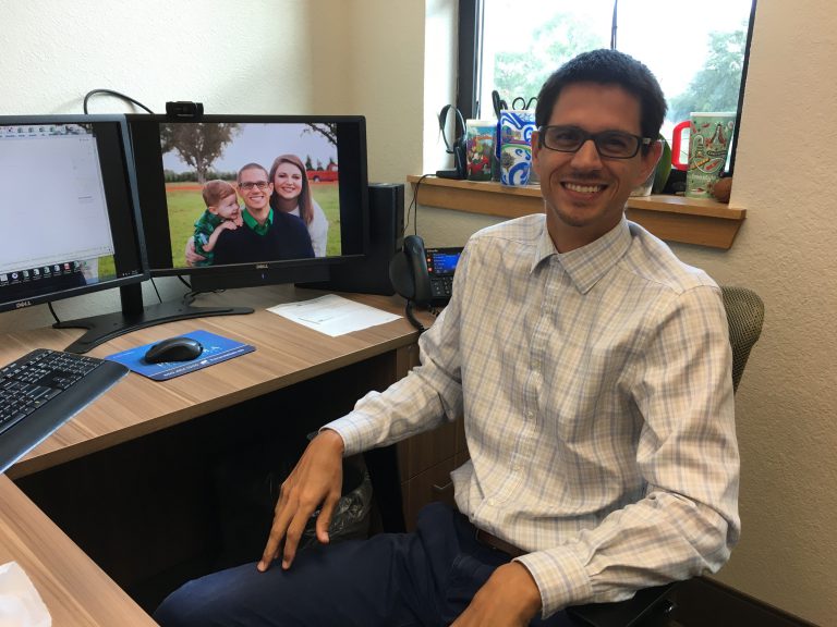 Researcher David Feliciano working at Pensacola State College, contributing to higher education rese.