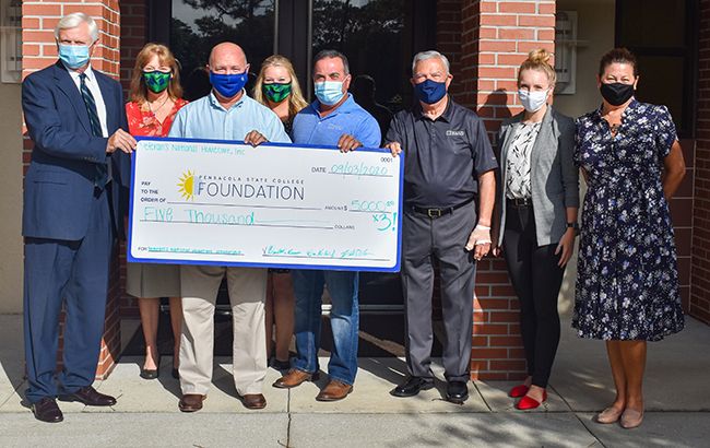 decorative image of VeteransHomeCareCheck , Veterans National Homecare makes second $5,000 donation to PSC scholarship fund 2020-09-09 10:50:11