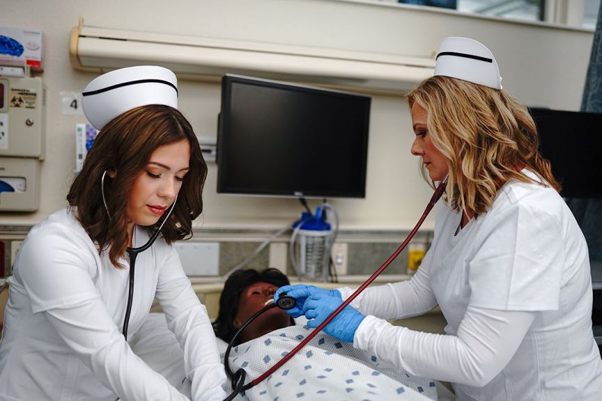 decorative image of mom-daughter-nurses1 , Mom and Daughter find inspiration in each other as they finish PSC Nursing program 2020-11-20 08:53:03