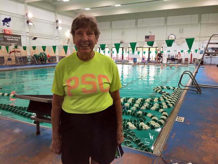 Aquatic center at Pensacola State College with swimming pool, classes, and recreational activities.