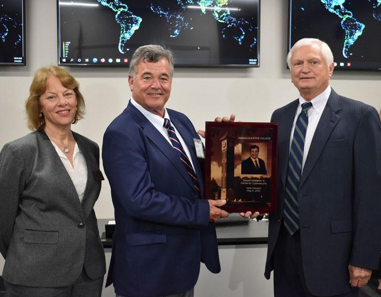 Cybersecurity education at Pensacola State College with Donald McMahon III Center.