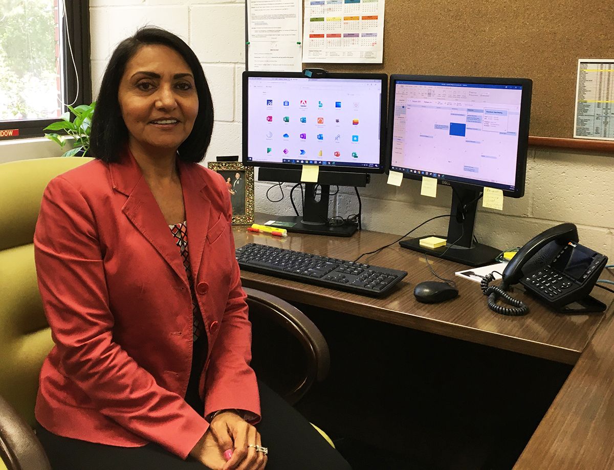 decorative image of marthasablatura , New Humanities & Social Sciences Department head returns to academia after years with the Department of Defense and Homeland Security 2021-08-11 11:53:04