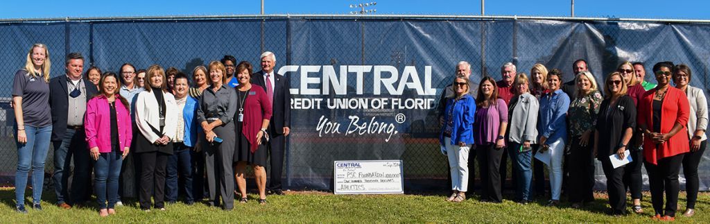 decorative image of CCUF2 , Central Credit Union of Florida pledges $100,000 to PSC Athletic Department 2021-09-27 15:04:54