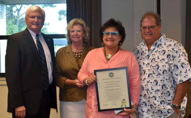 Honoring Jennifer Ponson for Leadership in SkillsUSA Dedicated SkillsUSA adviser Jennifer Ponson recognized for decades of leadership at Pensacola State.