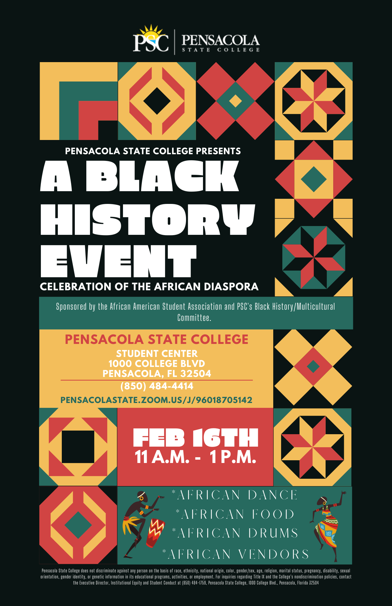 Pensacola State College PSC African American Student Association 