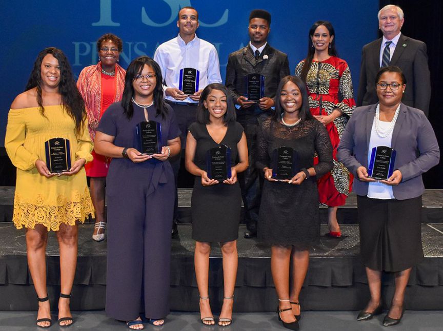 decorative image of recipients_nomasks , 25 PSC students awarded African American Memorial Endowed Scholarship, Wiggins Scholarship 2022-02-16 09:45:06