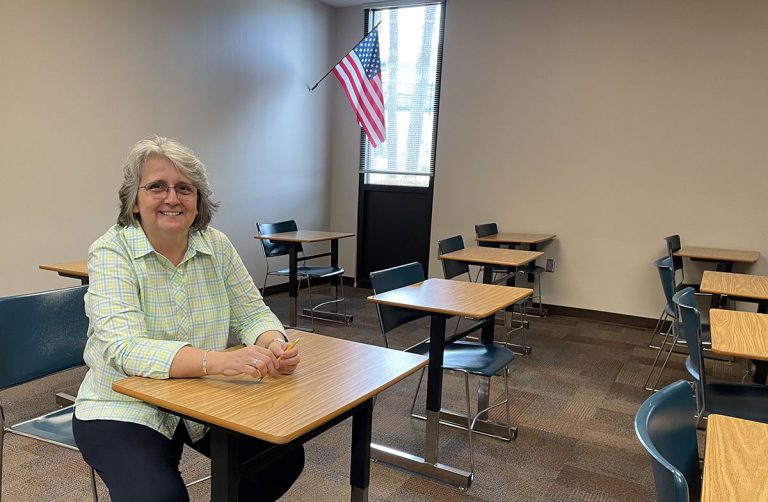 Flexible Learning Classroom at PSC Charter Academy High school classroom at PSC Charter Academy preparing students for college success.