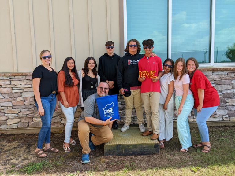Youth leadership development at Pensacola State College summer camp.