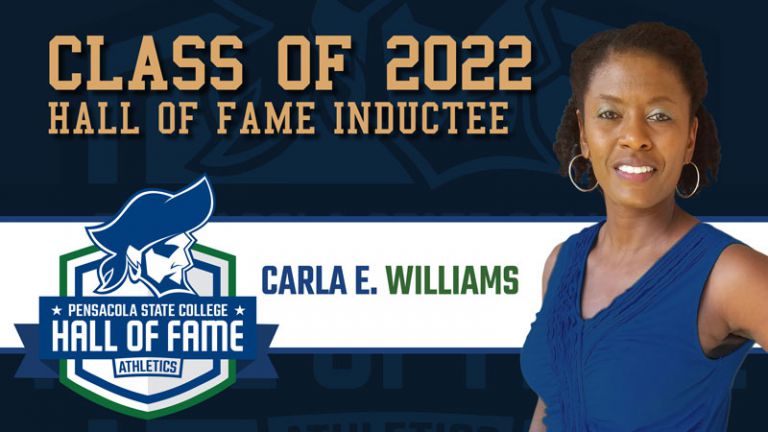 Celebrating Carla E. Williams' 2022 Hall of Fame induction at Pensacola State College.