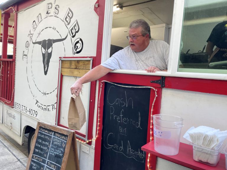 Authentic Texan BBQ vendor operated by a PSC Culinary Arts graduate in Pensacola, FL.