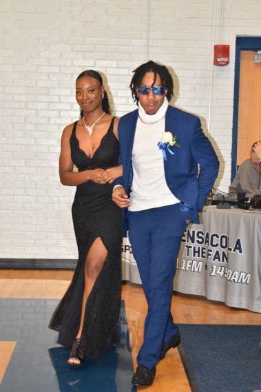 Stylish students attending the Homecoming event at Pensacola State College.