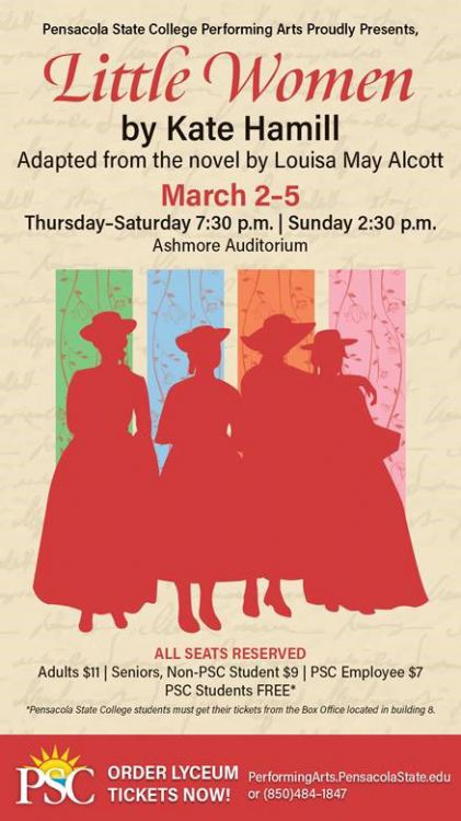 decorative image of little-women , PSC Performing Arts brings ‘Little Women’ to Ashmore Auditorium 2023-03-02 15:22:08