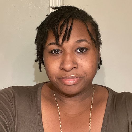 Latarash Clark at Pensacola State College campus Portrait of Latarash Clark, a student at Pensacola State College, showcasing diversity in higher edu.