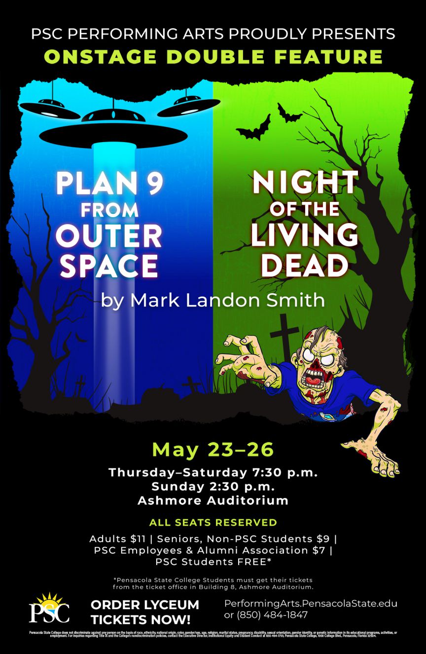 decorative image of Double-Feature-poster , PSC to present ‘Plan 9 from Outer Space,’ ‘Night of Living Dead’ 2024-05-22 13:07:03