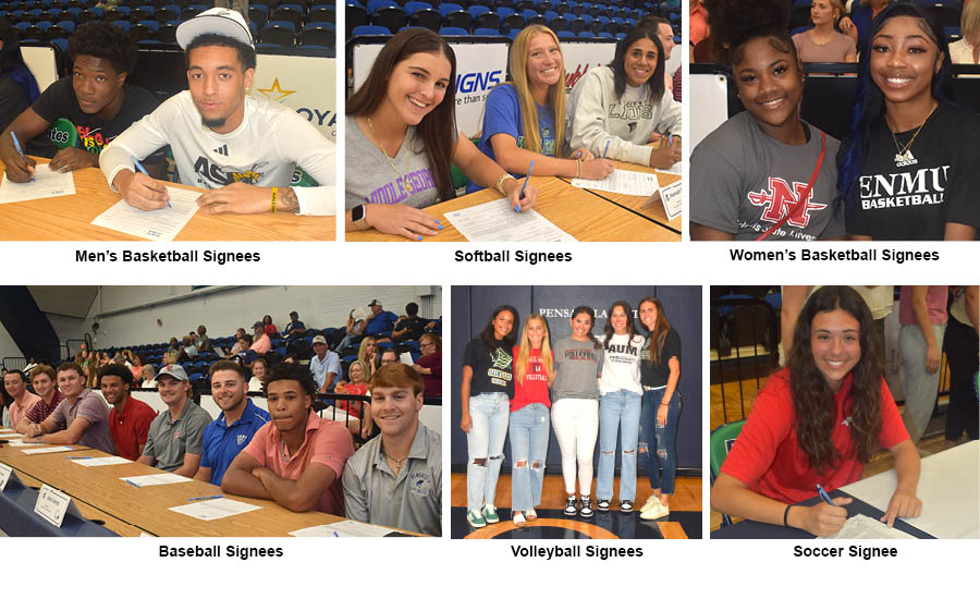 decorative image of Signees , 24 Pensacola State student-athletes commit to universities, colleges 2024-05-01 10:44:58