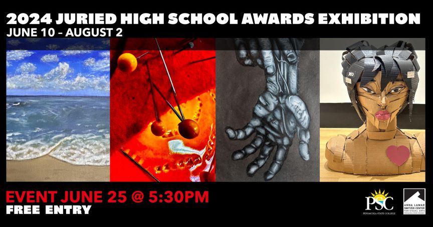 decorative image of Juried-Art-Exhibit-poster , PSC’s Juried High School Awards Exhibition set for June 10-Aug. 2 2024-06-10 12:15:47