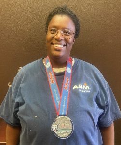 decorative image of Danielle-Shavers , ABM team member works toward reaching Special Olympics 2024-08-06 10:12:17