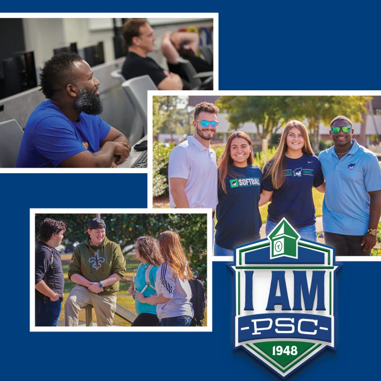 Diverse students participating in classroom, outdoor activities, and campus events at Pensacola Stat.