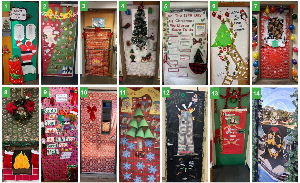 decorative image of Holiday-Doors , Eighth annual holiday door decorating contest was one for the books 2024-12-17 09:26:35