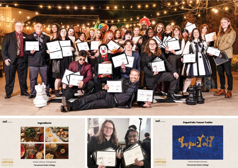 Highly awarded PSC students with 18 gold, 36 silver, and 2 Judges Choice ADDY Awards.