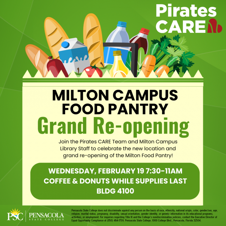 decorative image of Food , Milton Campus Food Pantry Grand Re-Opening 2025-02-18 07:52:07