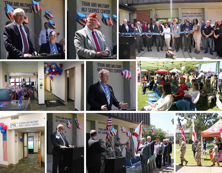 decorative image of Veterans , Pensacola State College celebrates grand opening of Veteran and Military Family Service Center 2025-05-06 10:20:14