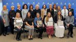 Members of Liberty Sertoma Club, with the inaugural recipients of the Ami-Lee Wilder Pirates CARE Endowed Scholarship.