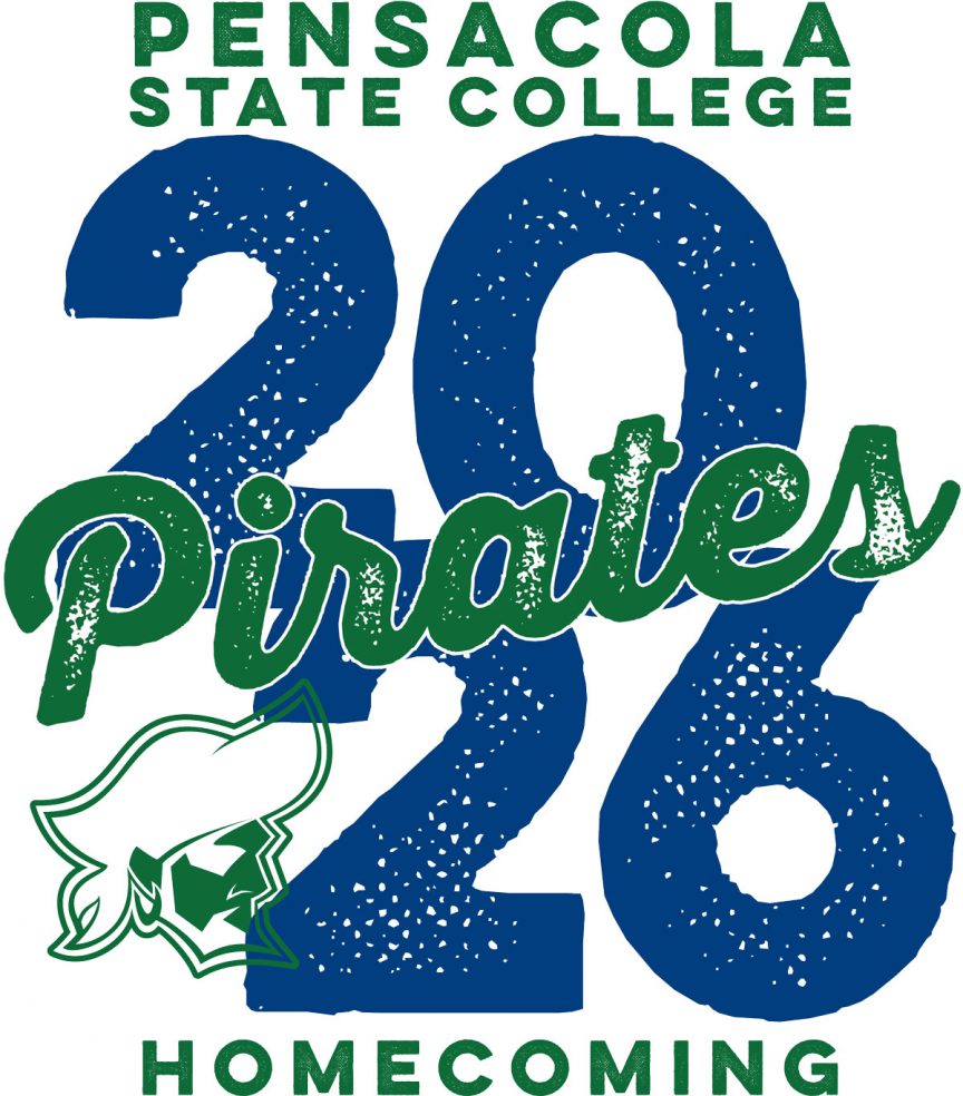Pensacola State College 2026 Homecoming logo