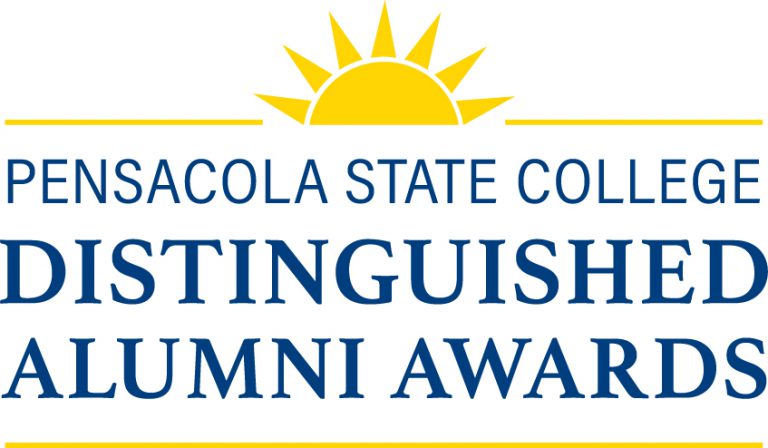 Decorative image of the PSC Distinguished Alumni Awards logo.