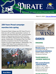 Decorative image of The Pirate Newsletter, March 5, 2026.