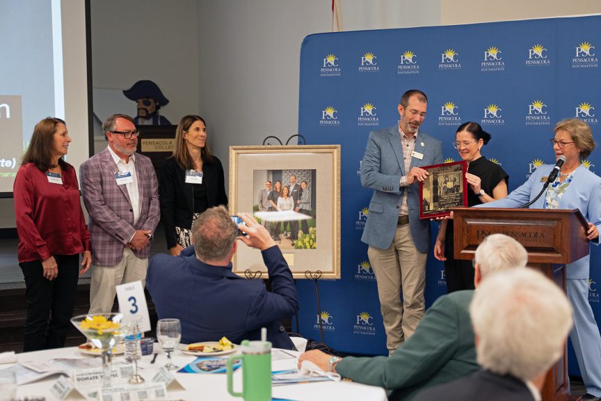 Decorative image of the Morette Family becoming the newest PSC Foundation Fellow.