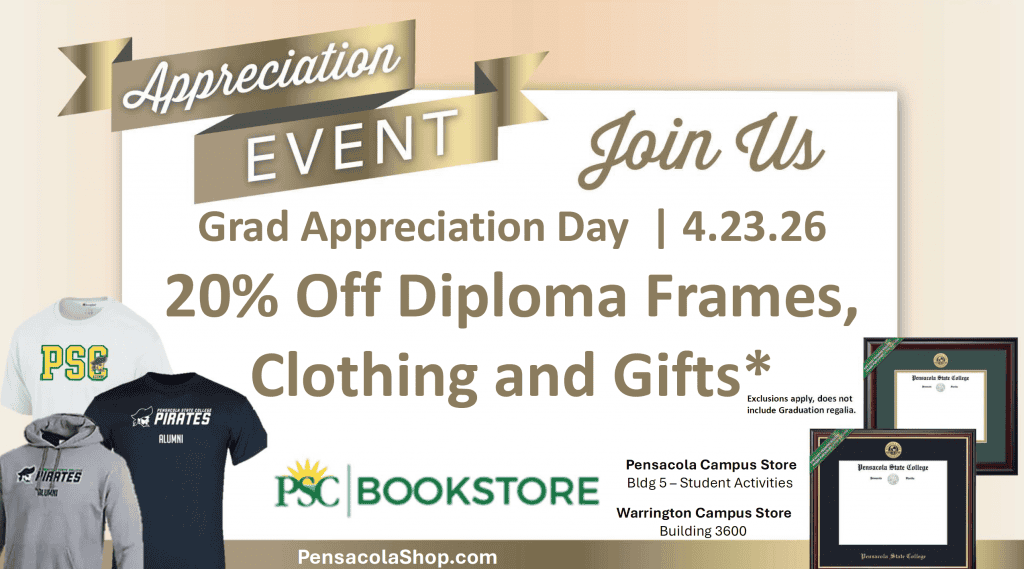 Decorative image of an ad for Graduate Appreciation Day.