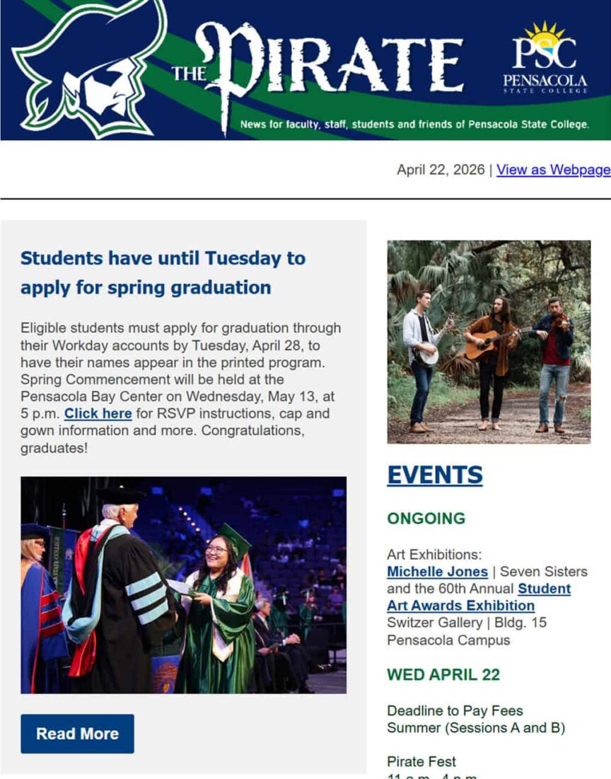 Decorative image of the Pirate Newsletter 042226.