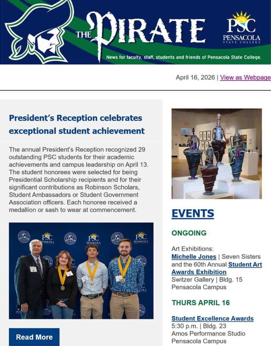 Decorative image of the Pirate Newsletter 042226