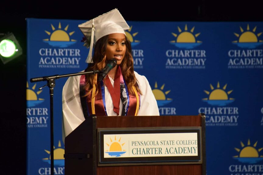 Charter Academy graduate Joi Wilmer.
