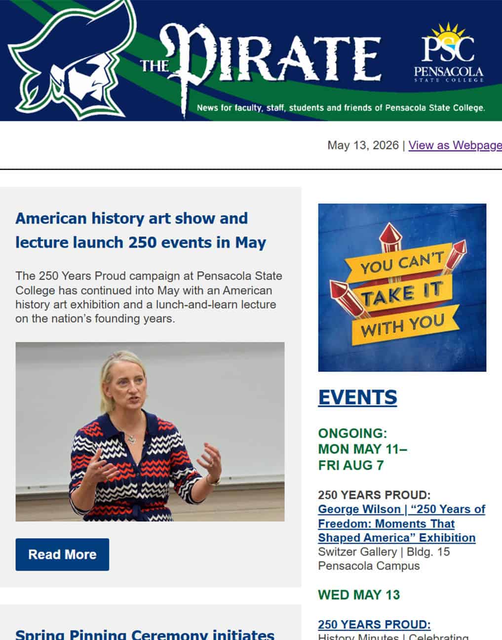 Image of Pirate newsletter 05-13-2026.