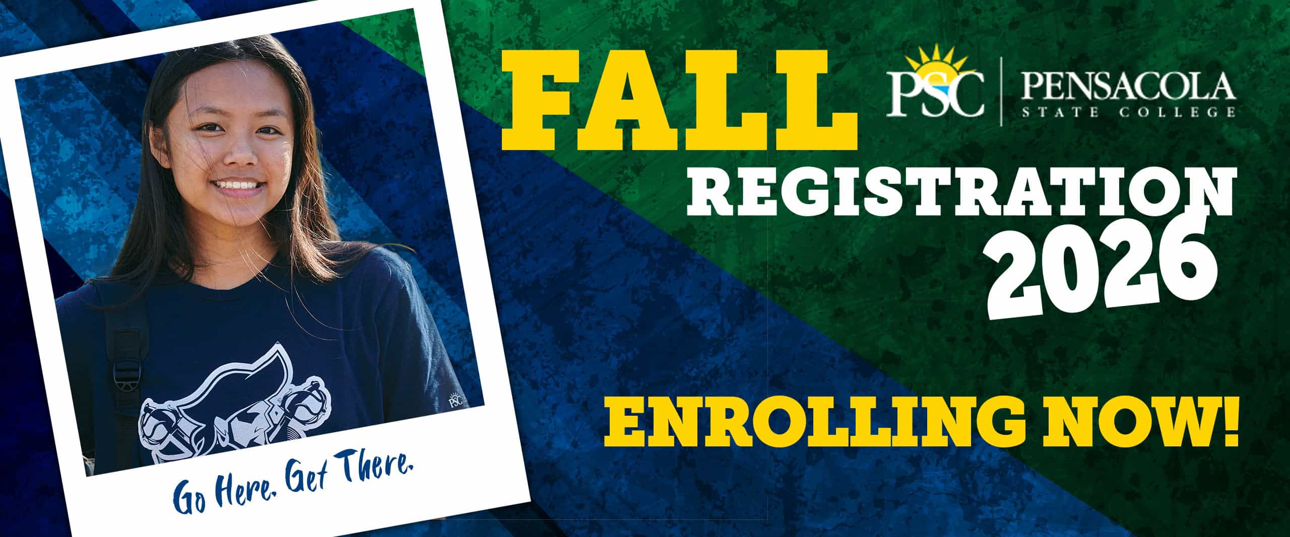 Decorative image of Fall 2026 Enrollment Open.