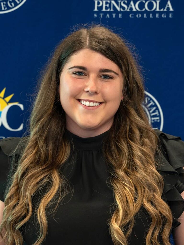 PSC Student Ambassador Hope Lashley is on track to graduate in spring 2027 with a Bachelor of Applied Science in Business and Management and plans to pursue a marketing career.